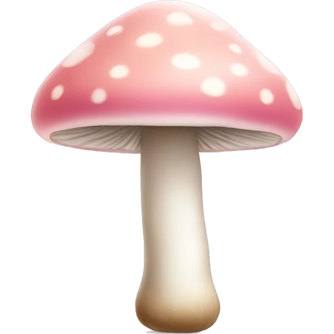 Light pink mushroom emoji