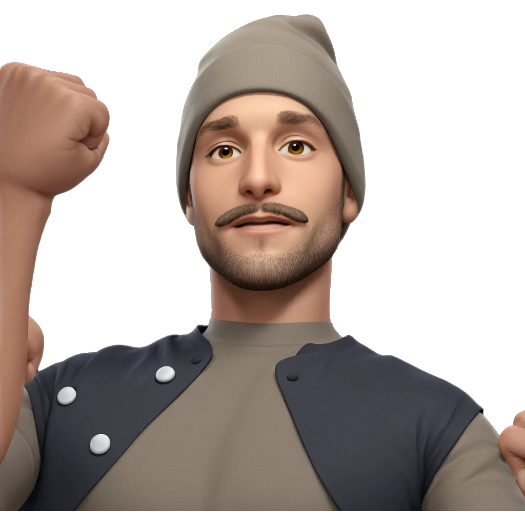 realistic portrait of a man emoji