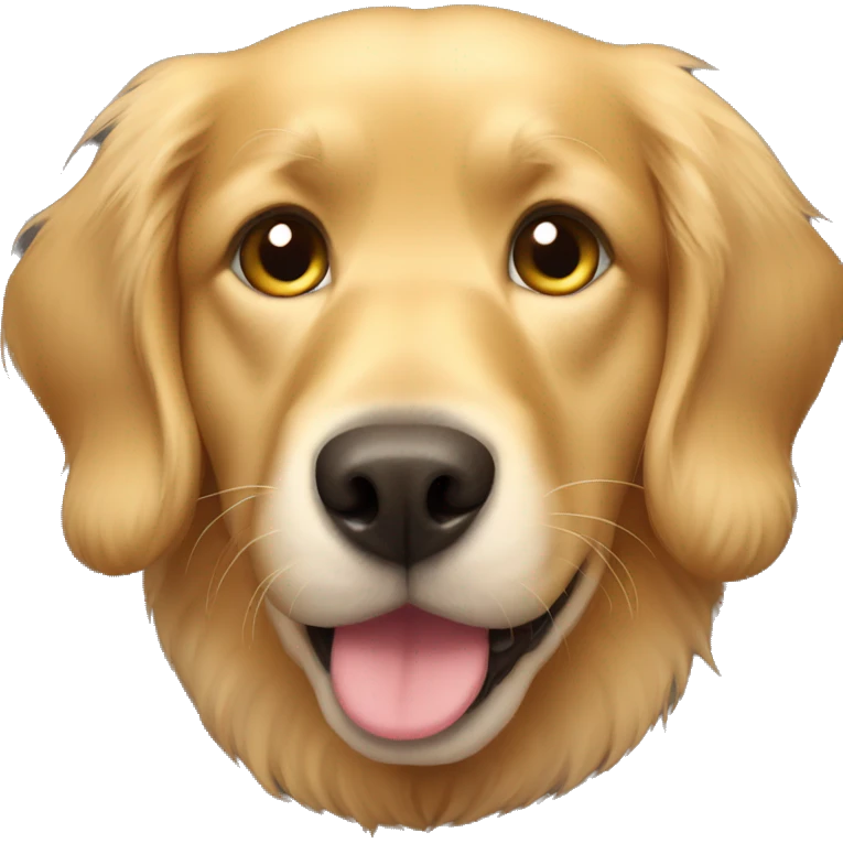 Golden retriever black cat emoji