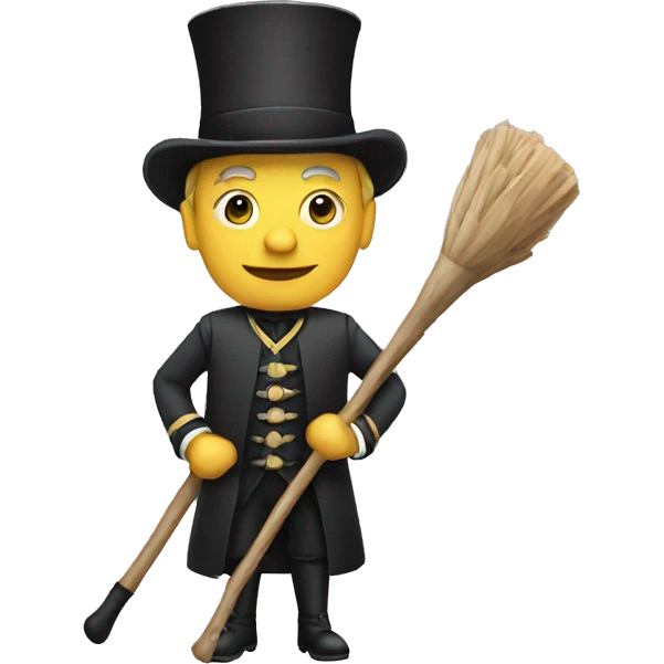 Sir with stick emoji