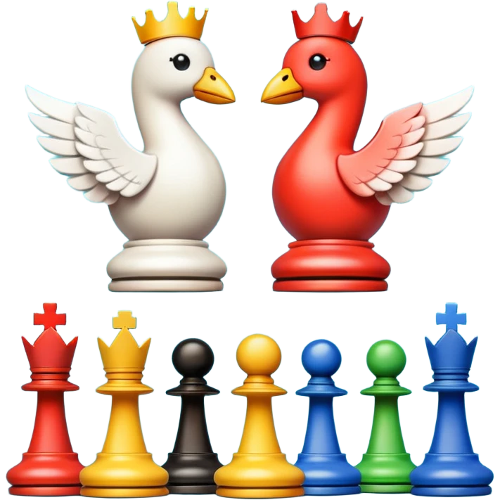 Chess flappy bird emoji