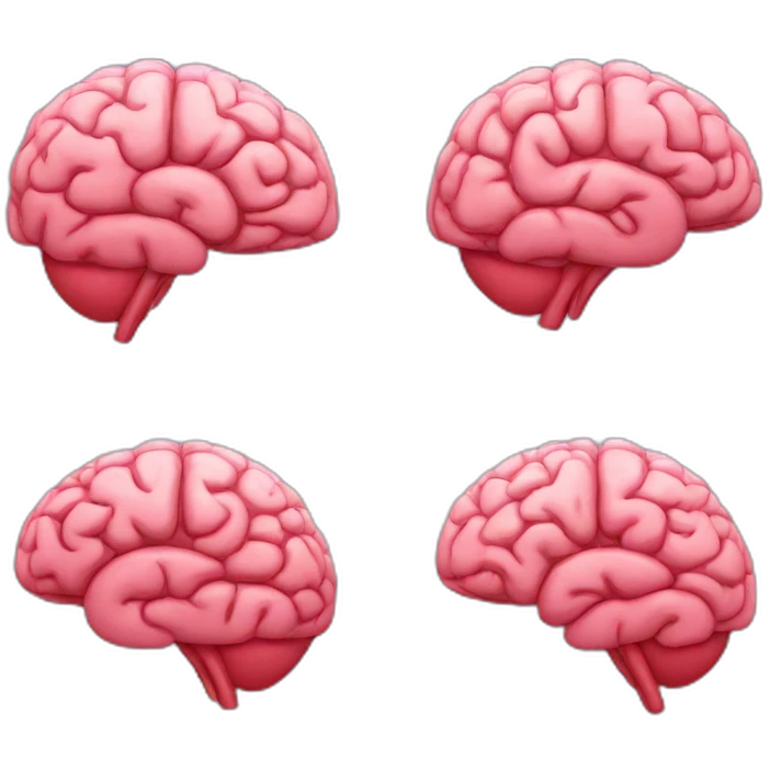 heart facing brain emoji