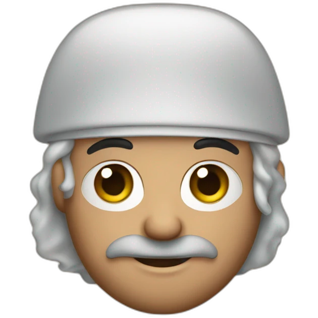 Jewish man with a kippah emoji