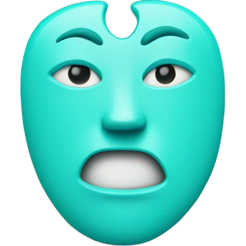 turquoise empathy symbol emoji
