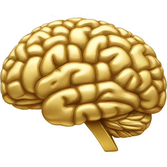 golden brain emoji