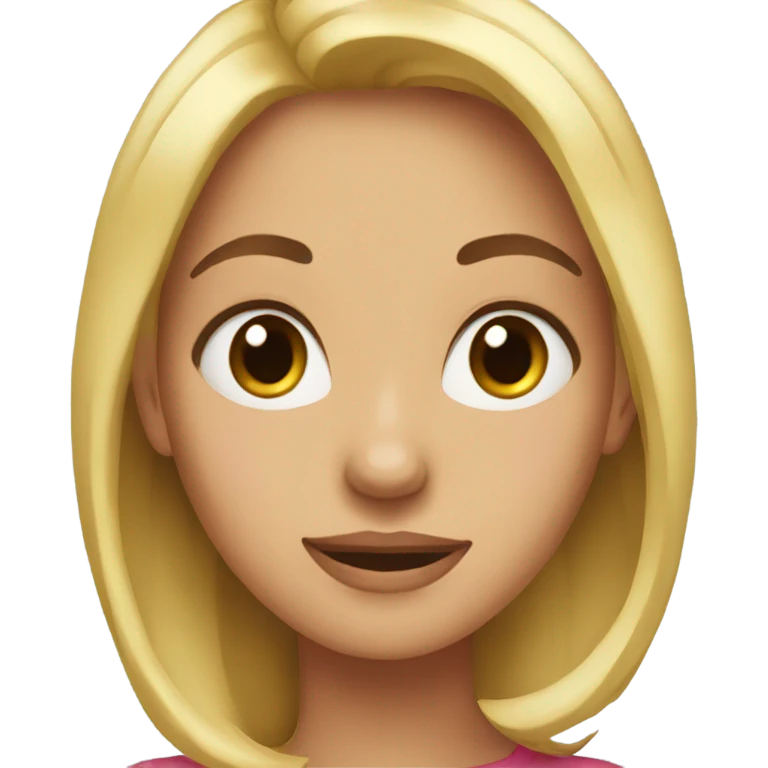 A girl emoji