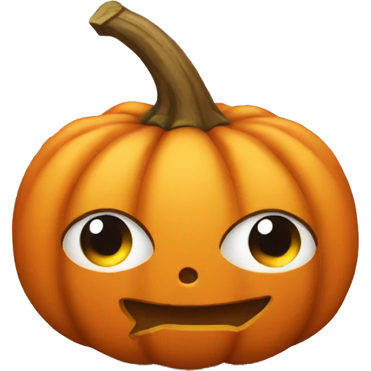 cute fall pumpkin  emoji