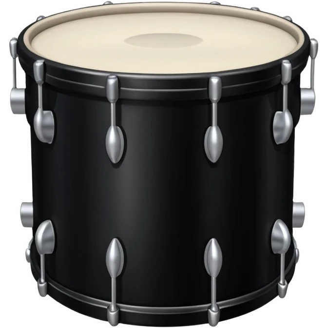 Decorative Drum black  emoji