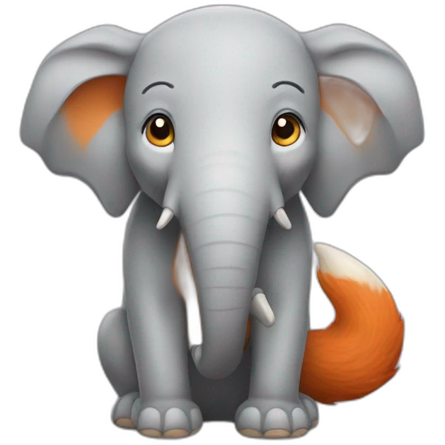 Fox Elephant emoji