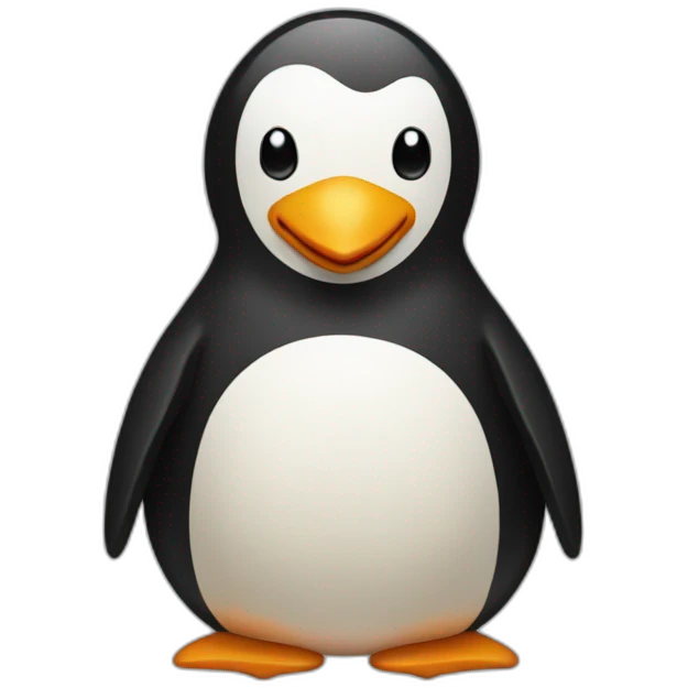 Penguin mixed with poop emoji emoji