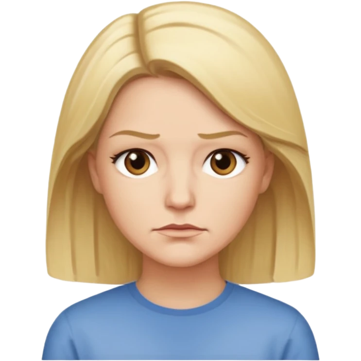 Skyler White from Breaking Bad, recognizable face, blonde hair, serious expression emoji