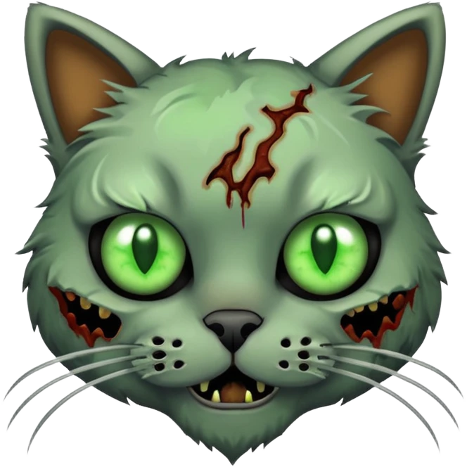 zombie cat emoji