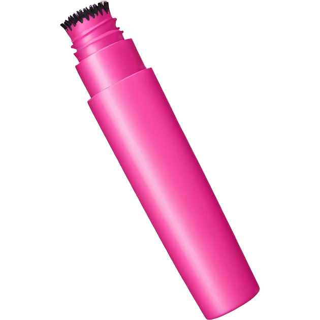 Pink tube of mascara emoji