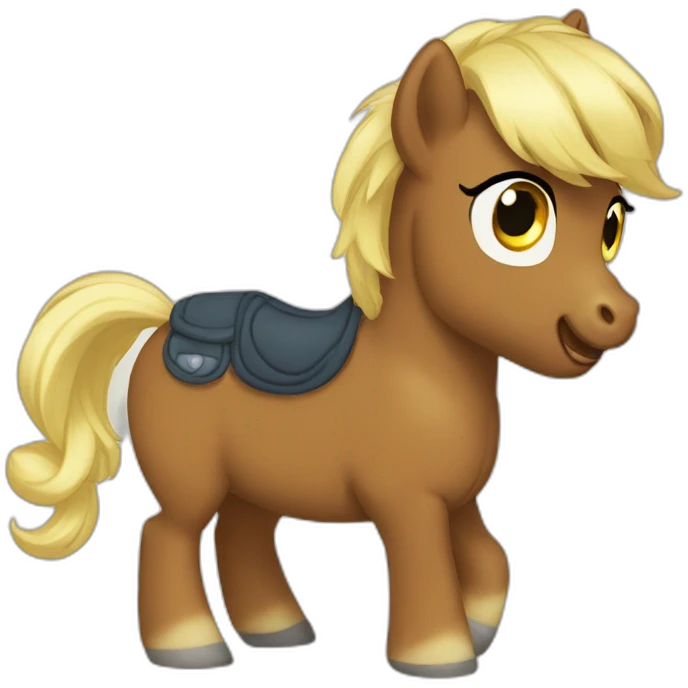 Poney lunette emoji