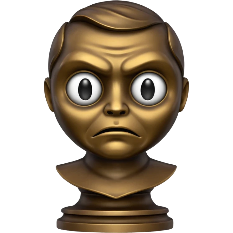 Evil Oscar statute   emoji