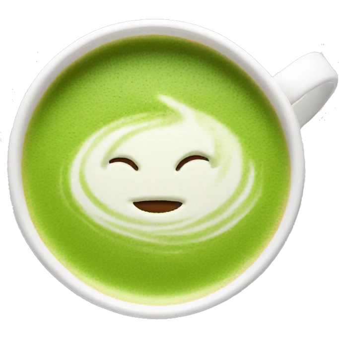 Matcha latte  emoji