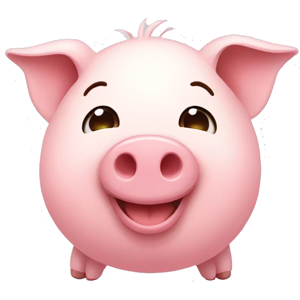 happy piggy emoji
