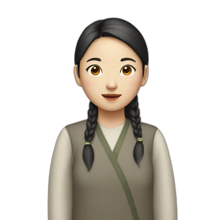 Chinese girl emoji