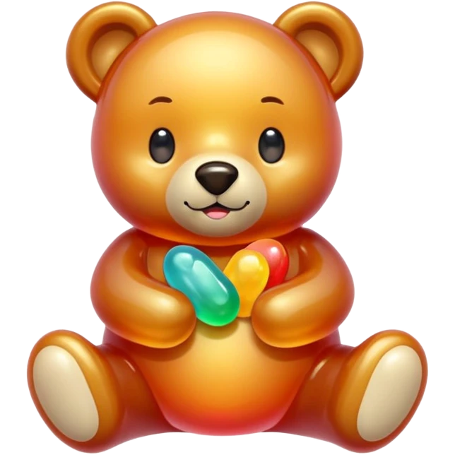 jelly bean bear emoji