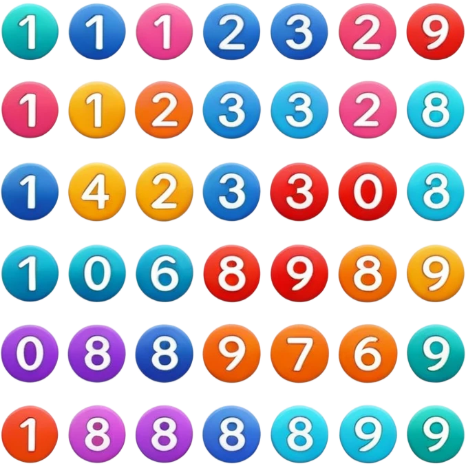 1 versus 9 emoji