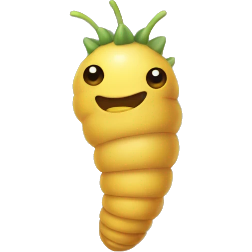 The larva emoji