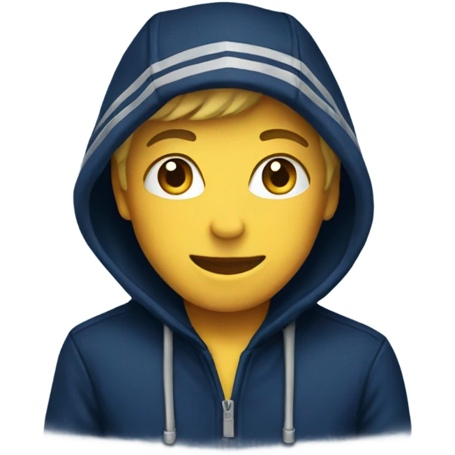 Navy hoodie emoji