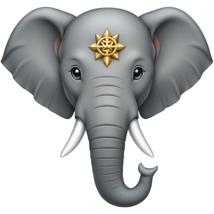 Game of thrones style elephant Sigil  emoji