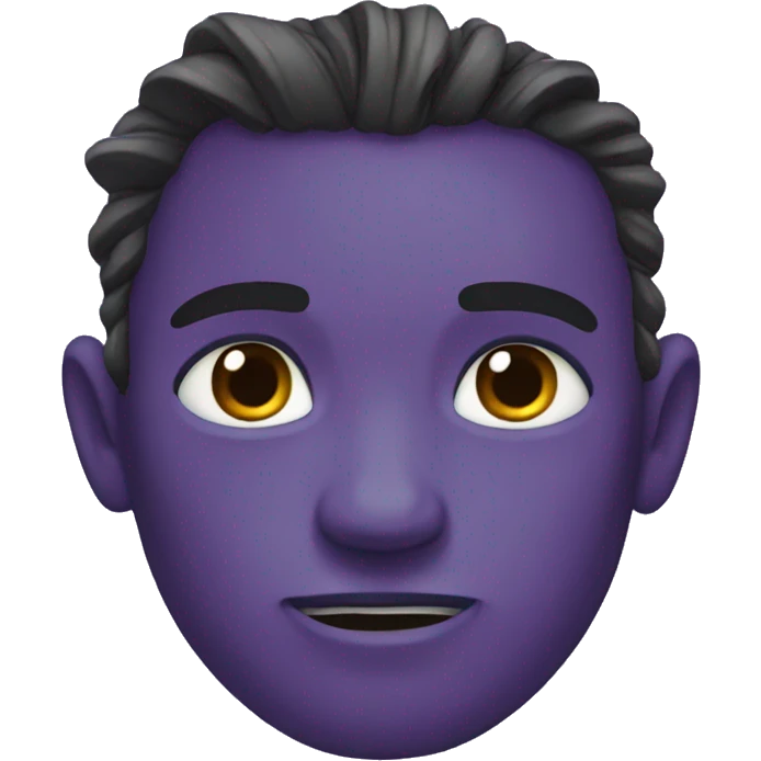  purple scar with stiches emoji