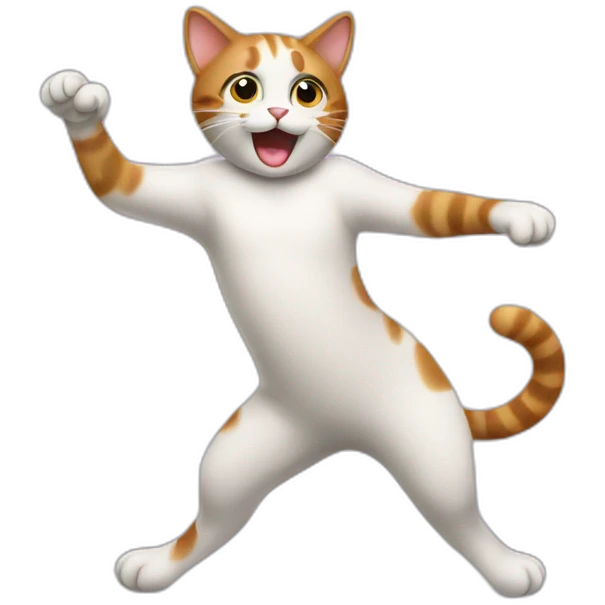 Dancing cat emoji