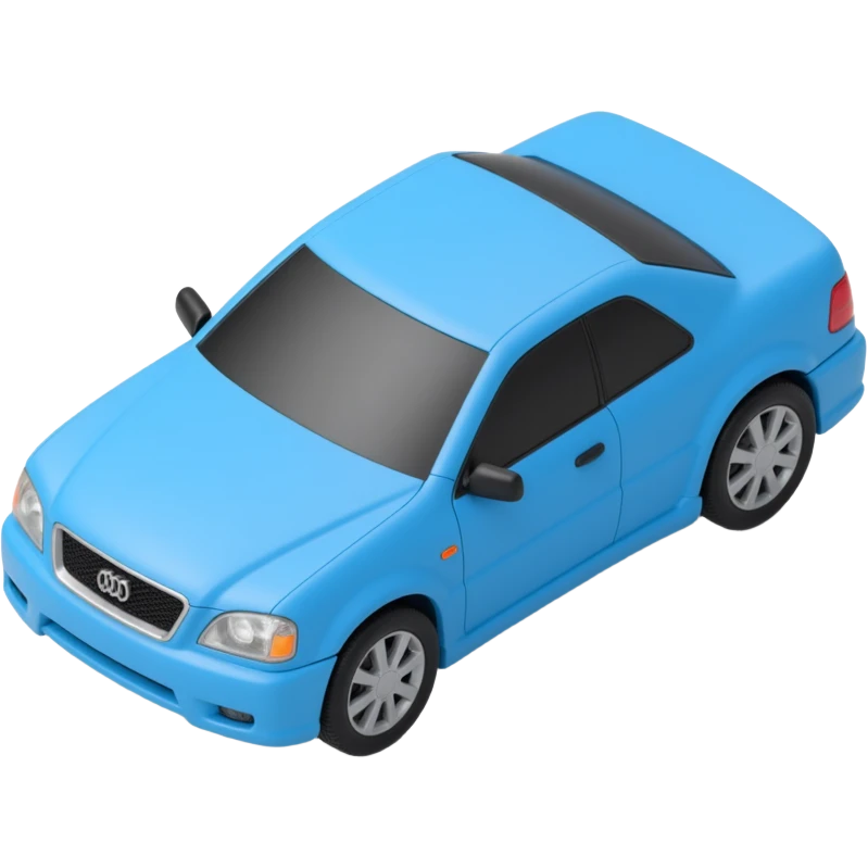 blue car emoji
