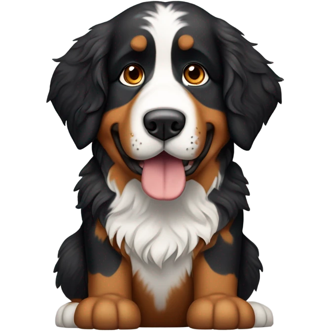 Bernese mountain dog emoji