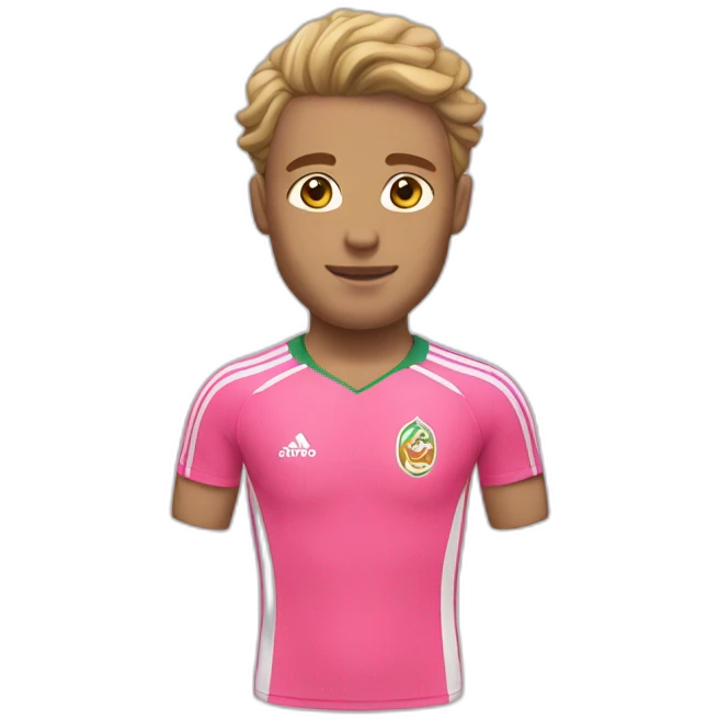 Le maillot Algérien rose emoji