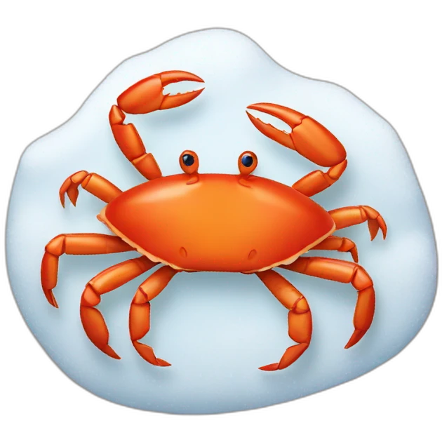 snow crab emoji