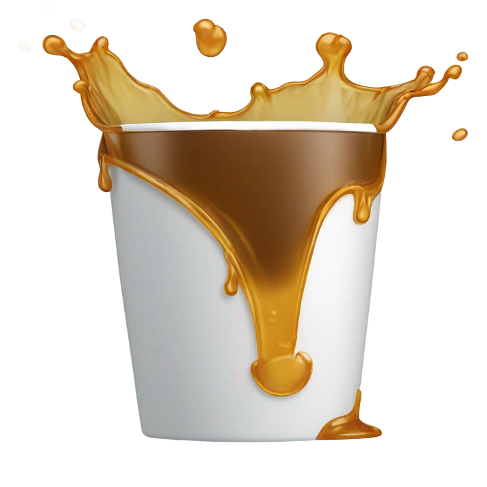 spilling drink emoji