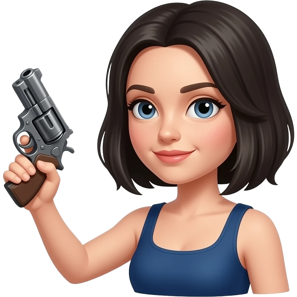 Juliette has a gun perfume bottle emoji