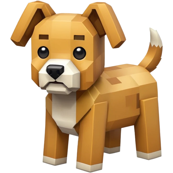 Minecraft dog emoji