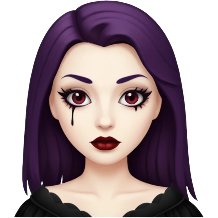 vamp with mascara  emoji