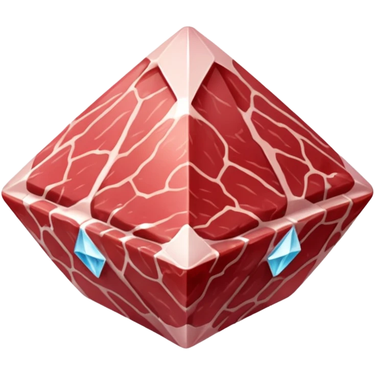 Diamond meat emoji