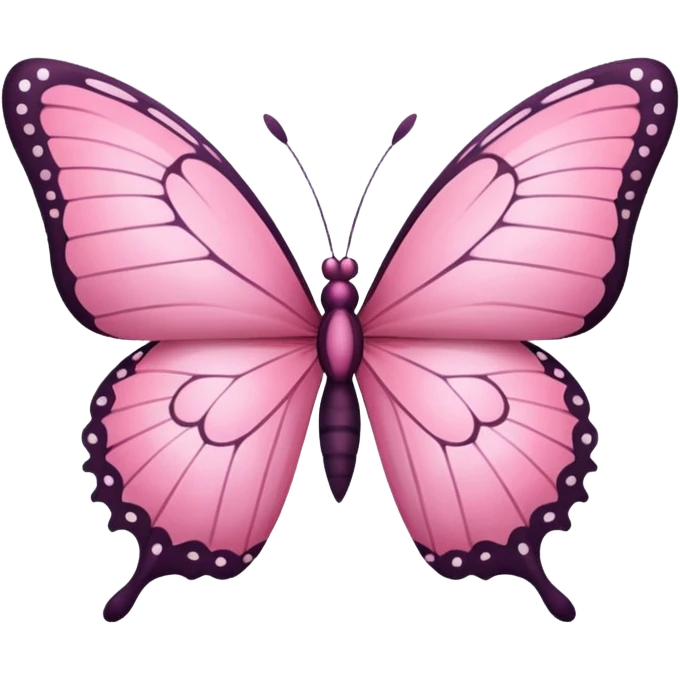mariposa rosa  emoji