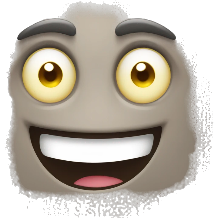 Rolling eyes smiling emoji