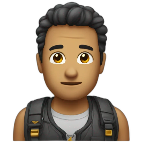 Micro con una cruz emoji