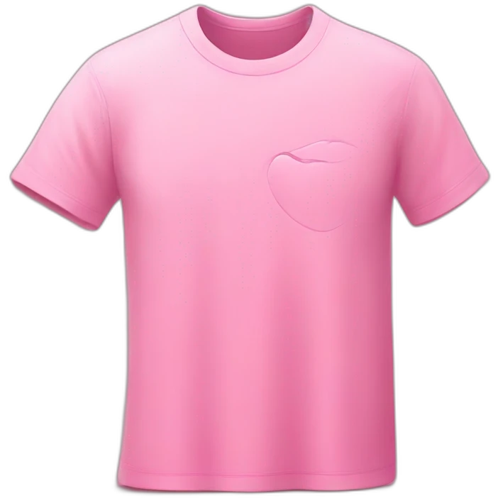pink tshirt with wed on it emoji