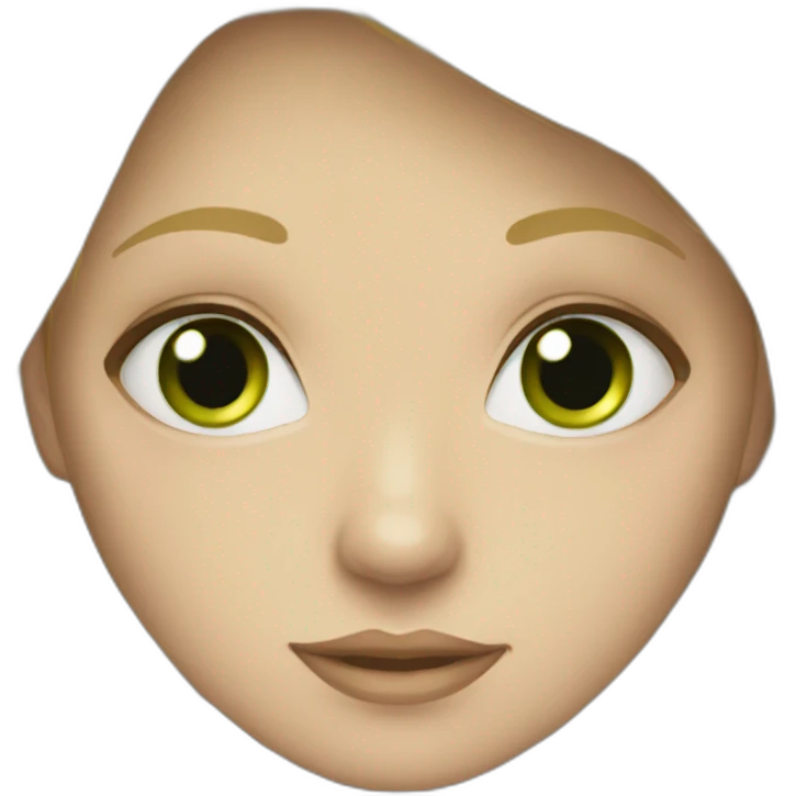 blonde-hair-green-eyes-girl emoji