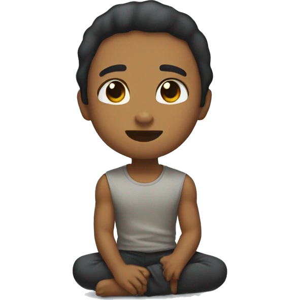 kneel cute emoji