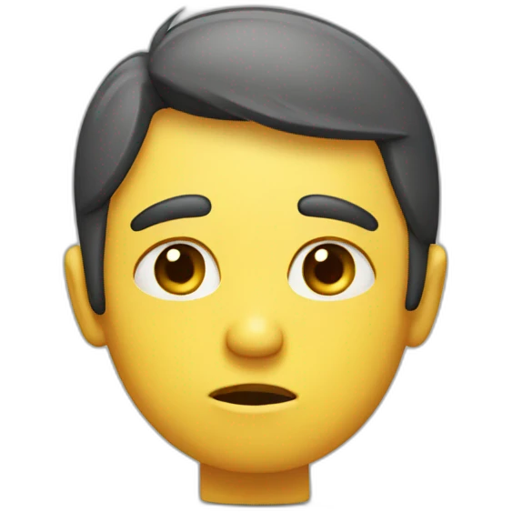 Sad math emoji