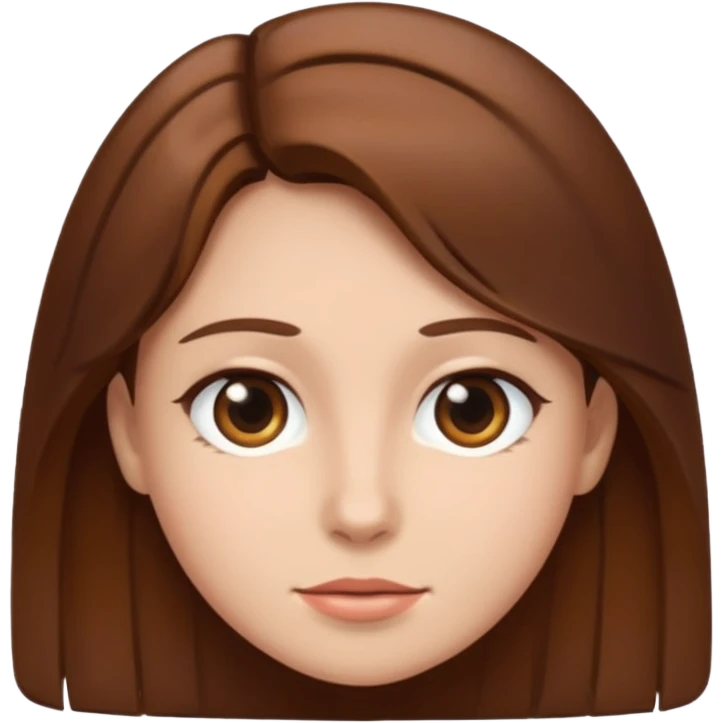 brown hair emoji