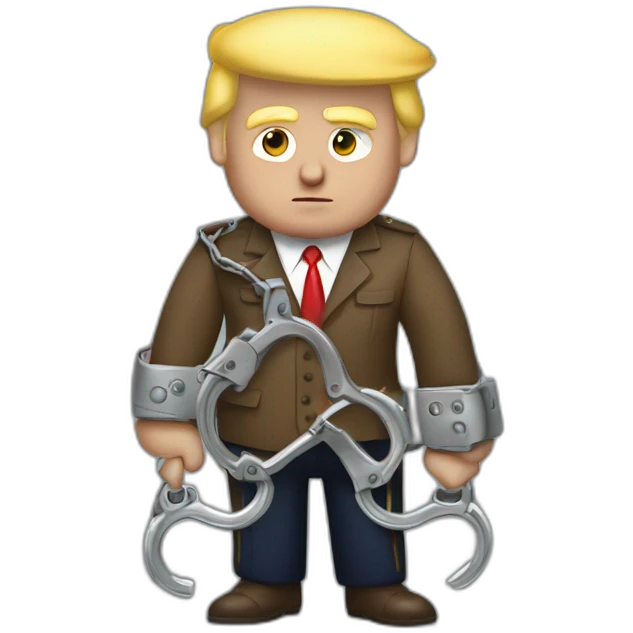 trump-in-handcuffs emoji