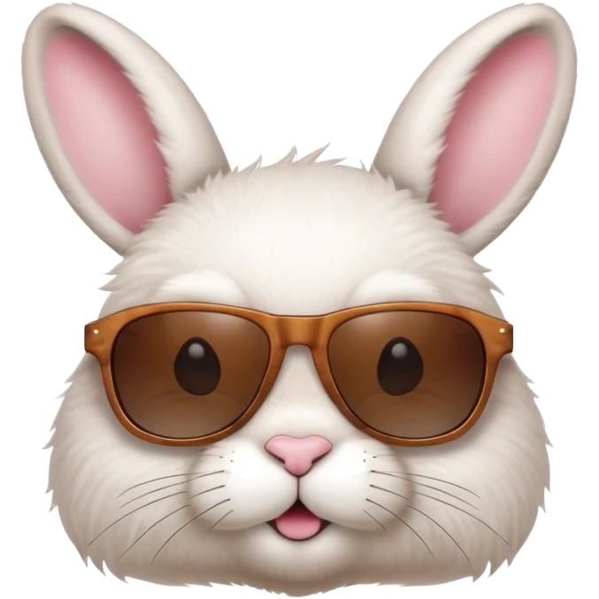 Bunny with sunglasses emoji