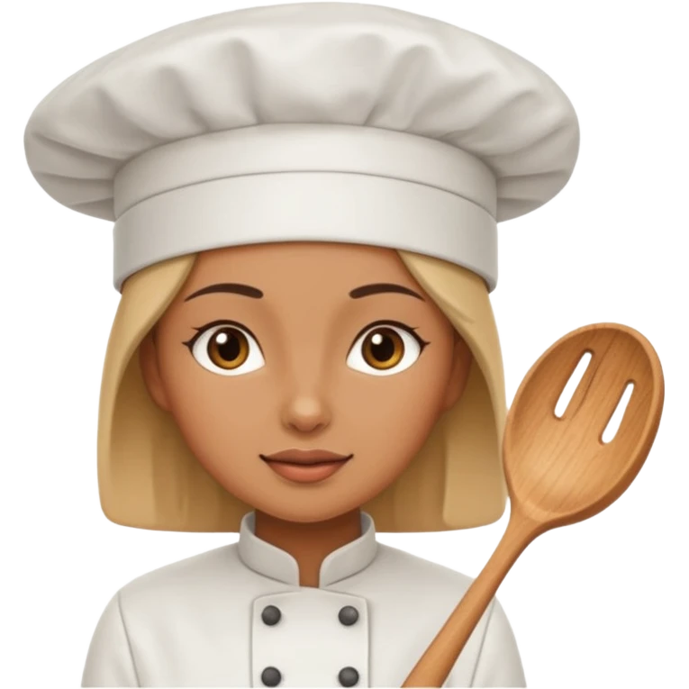 woman wearing chef hat emoji