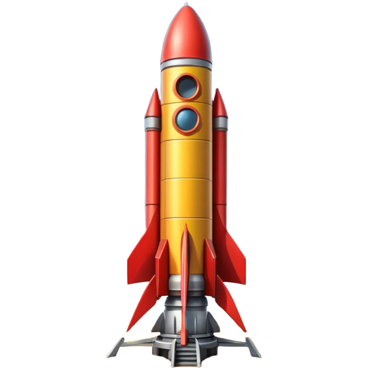 rocket on a cosmodrome emoji